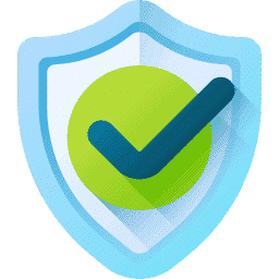 017-shield Bouclier bleu clair, ave "vu" bleu foncé inscrit dessus