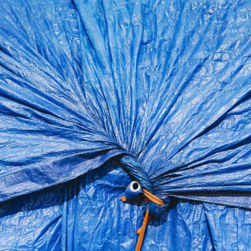 bâche étanche bleue