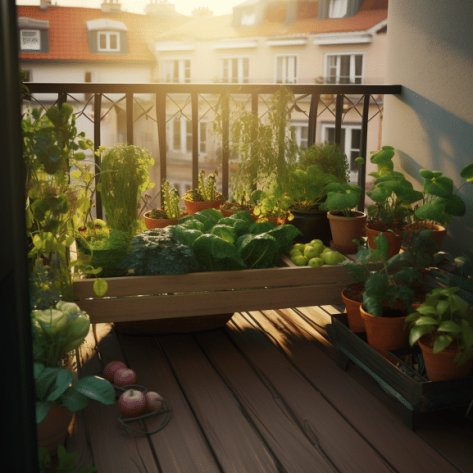 Potager sur balcon