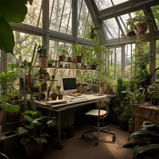 Les plantes et le télétravail