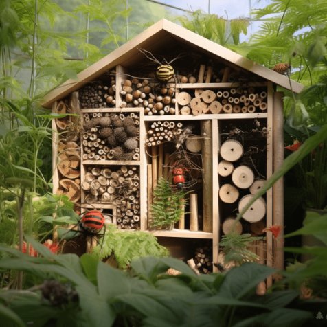 hotel à insectes jardin