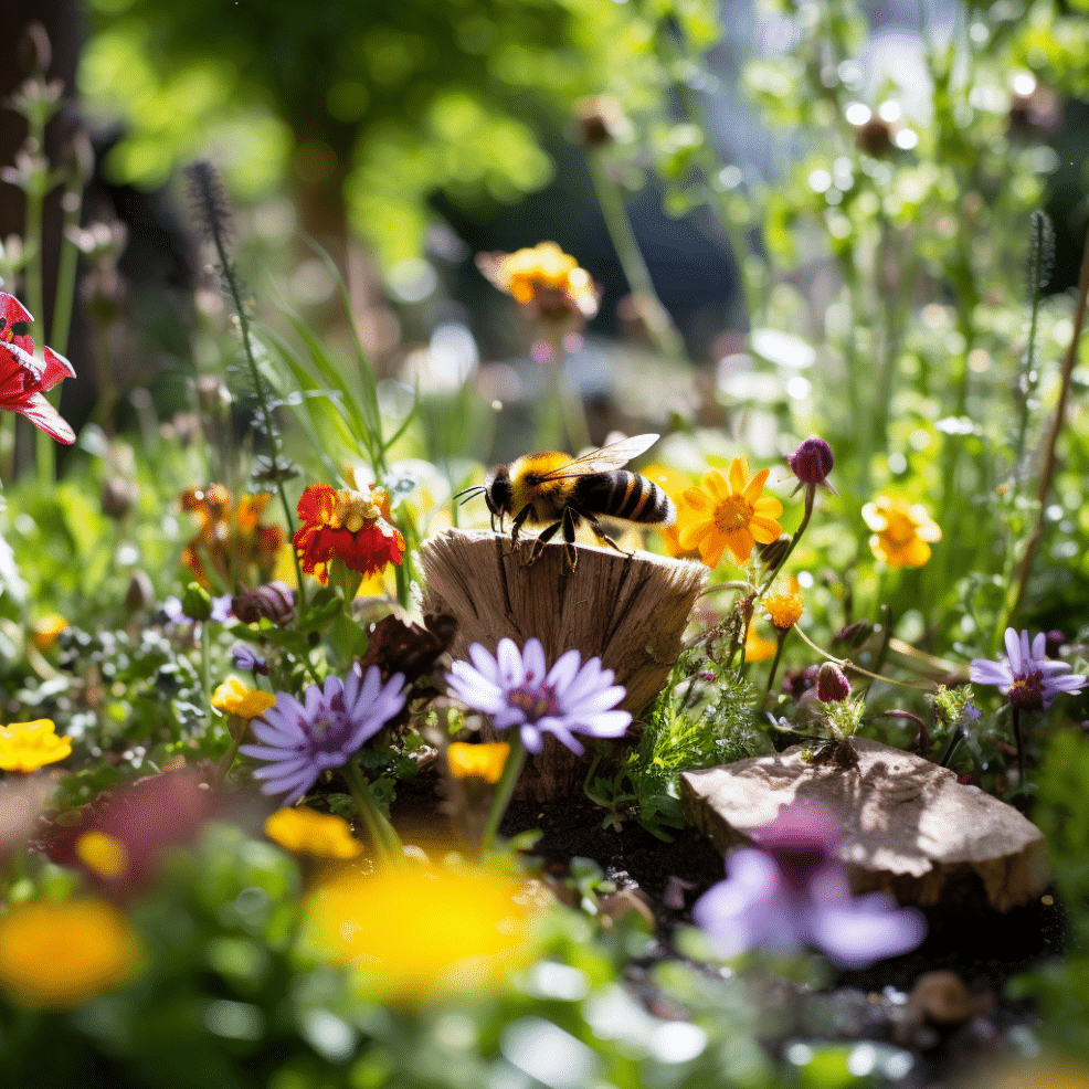 jardin écologique abeille