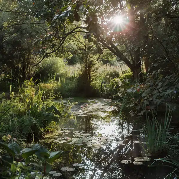 eau jardin